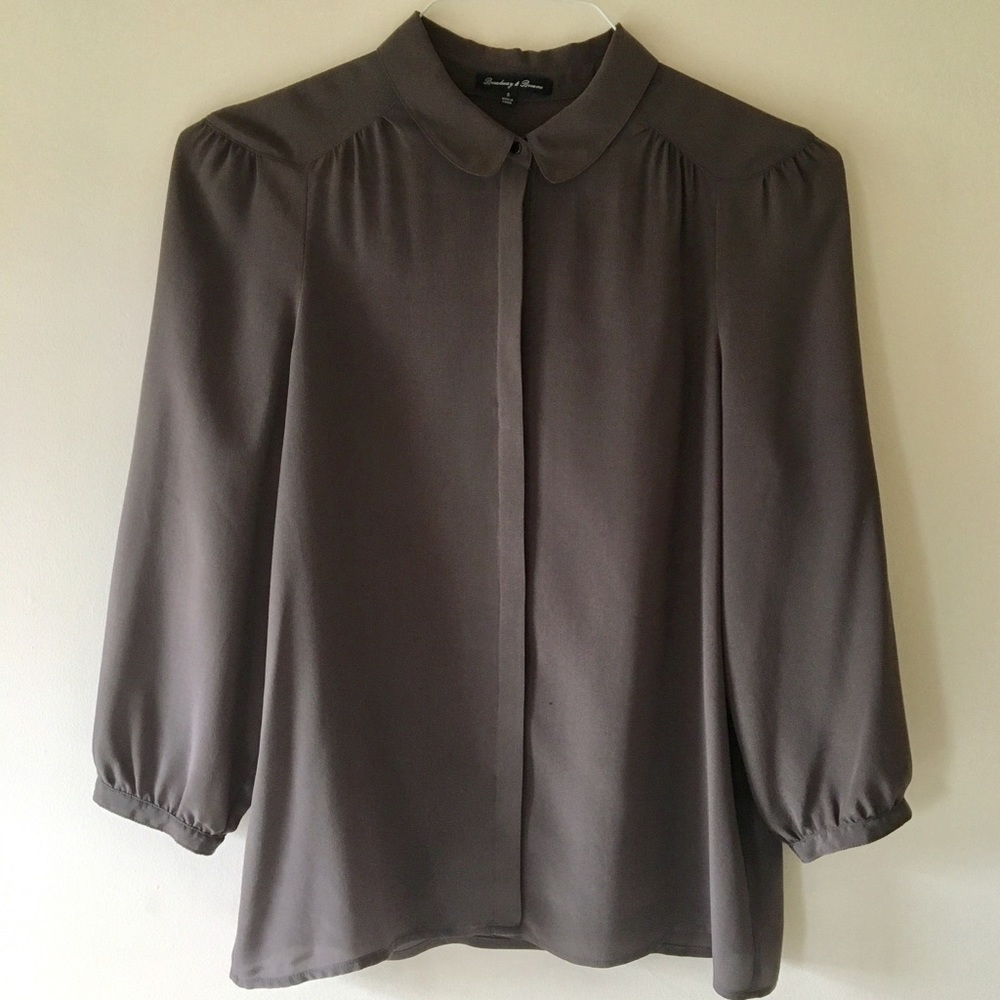 Madewell 100% Silk Broadway & Broome Blouse, S